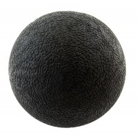 Pasunkintas masažo kamuoliukas 6 cm juodas
